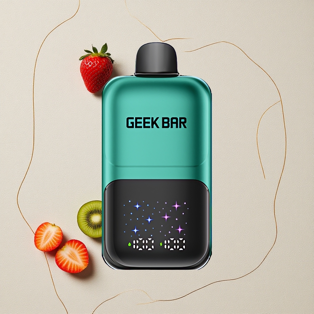 Fragola & Kiwi GEEK BAR 2GO Two Series 50000 Puffs Schermo Interattivo e 3 Livelli di Gusto/Freschezza Regolabili all'ingrosso Italia