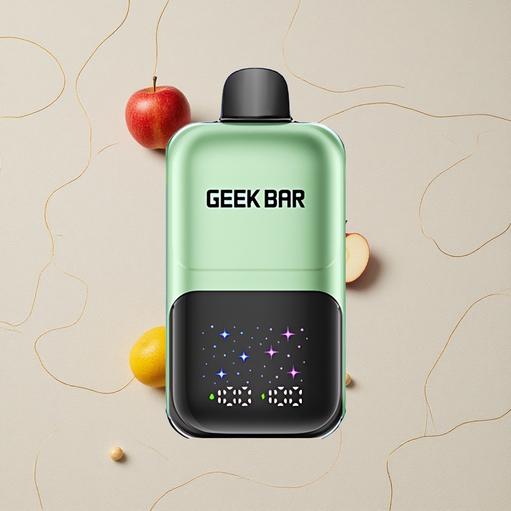 Mela Doppia A&B GEEK BAR 2GO Two Series Disposable Vape Pen 50000 Puff Schermo Interattivo Grande Capacità 20mL all'ingrosso Italia