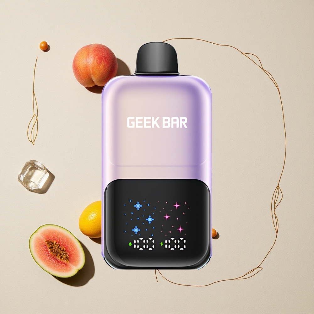 Pesca Mango Anguria Ghiacciata GEEK BAR 2GO Two Series 50000 Puffs Schermo Interattivo all'ingrosso Italia