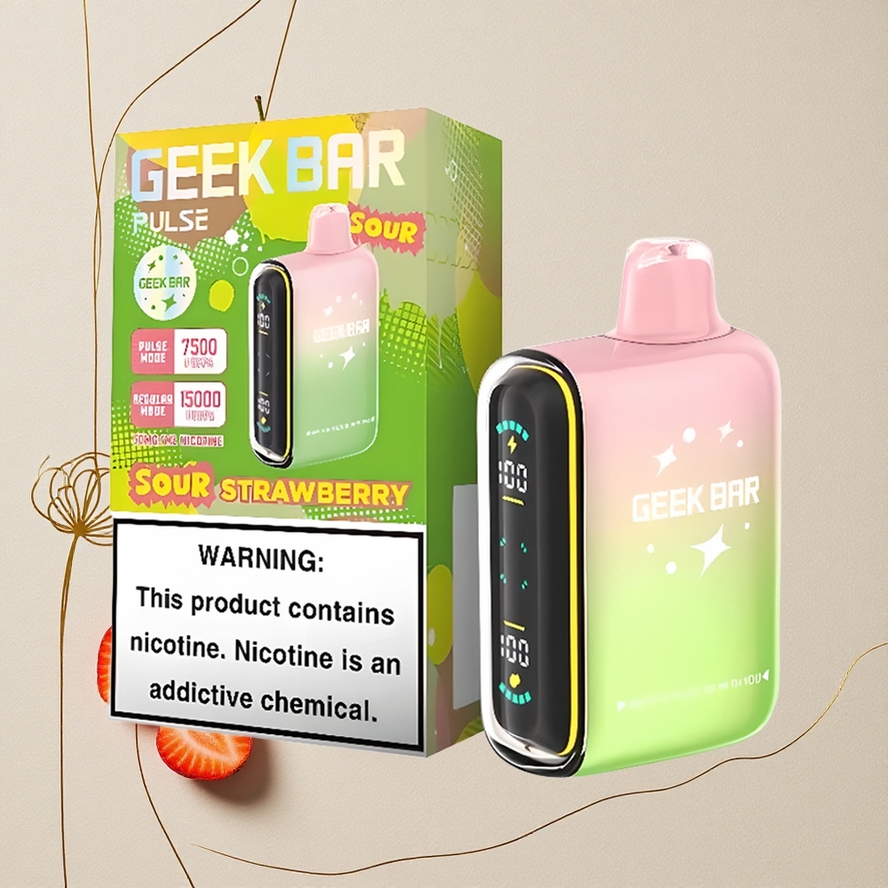 Acido GEEK BAR Pulse 15000 Puffs 16ML Capacità E-Liquido all'ingrosso Italia