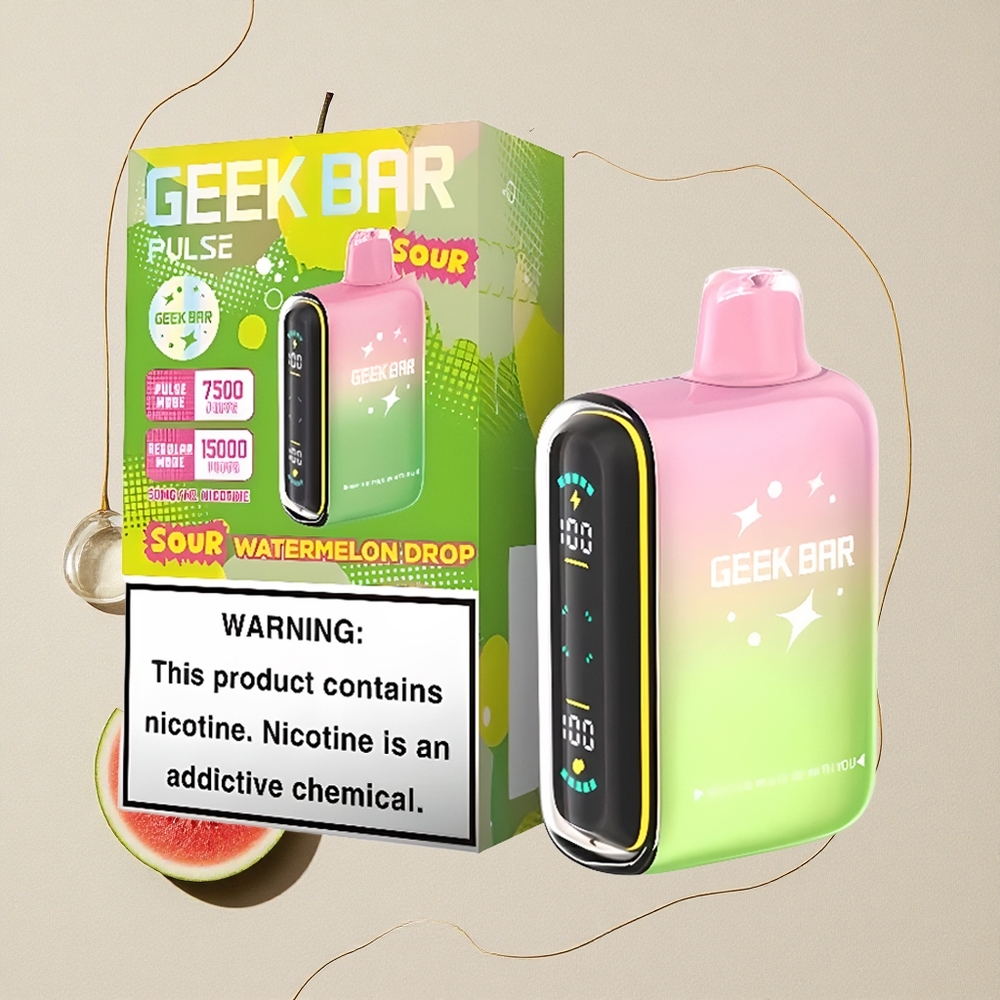 Acido GEEK BAR Pulse 15000 Puffs 16ML Capacità E-Liquido all'ingrosso Italia