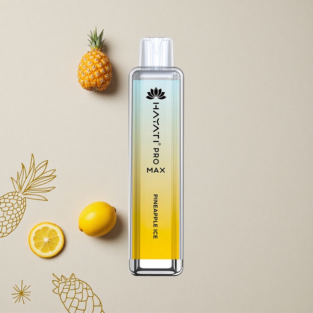 Ananas Ghiaccio Hayati Pro Max 4000 Puff 2ml serbatoio con ricarica automatica da 10ml batteria ricaricabile all'ingrosso Italia