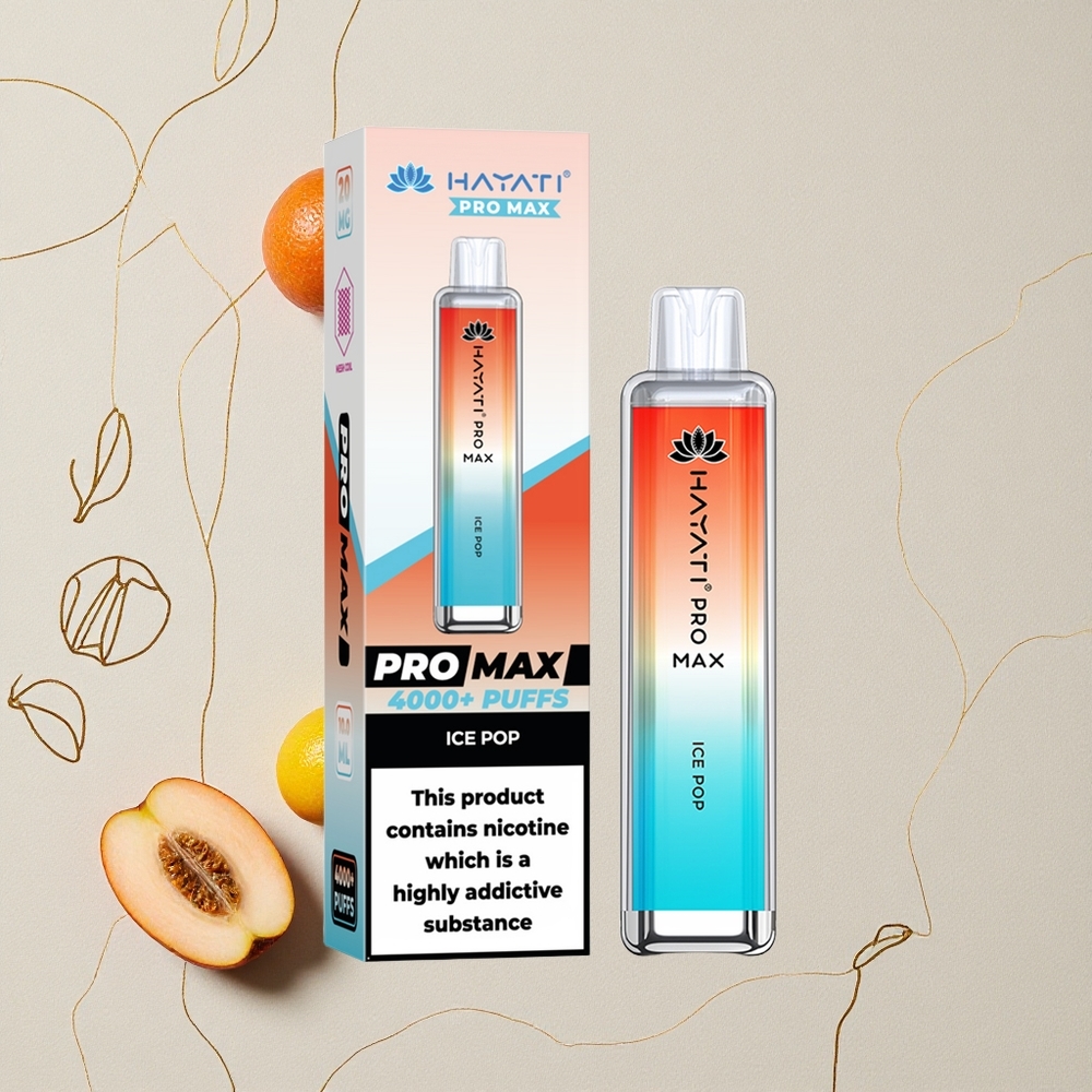 Ghiaccio Pop Hayati Pro Max 4000 Puffs Ricaricabile 1400mAh all'ingrosso Italia