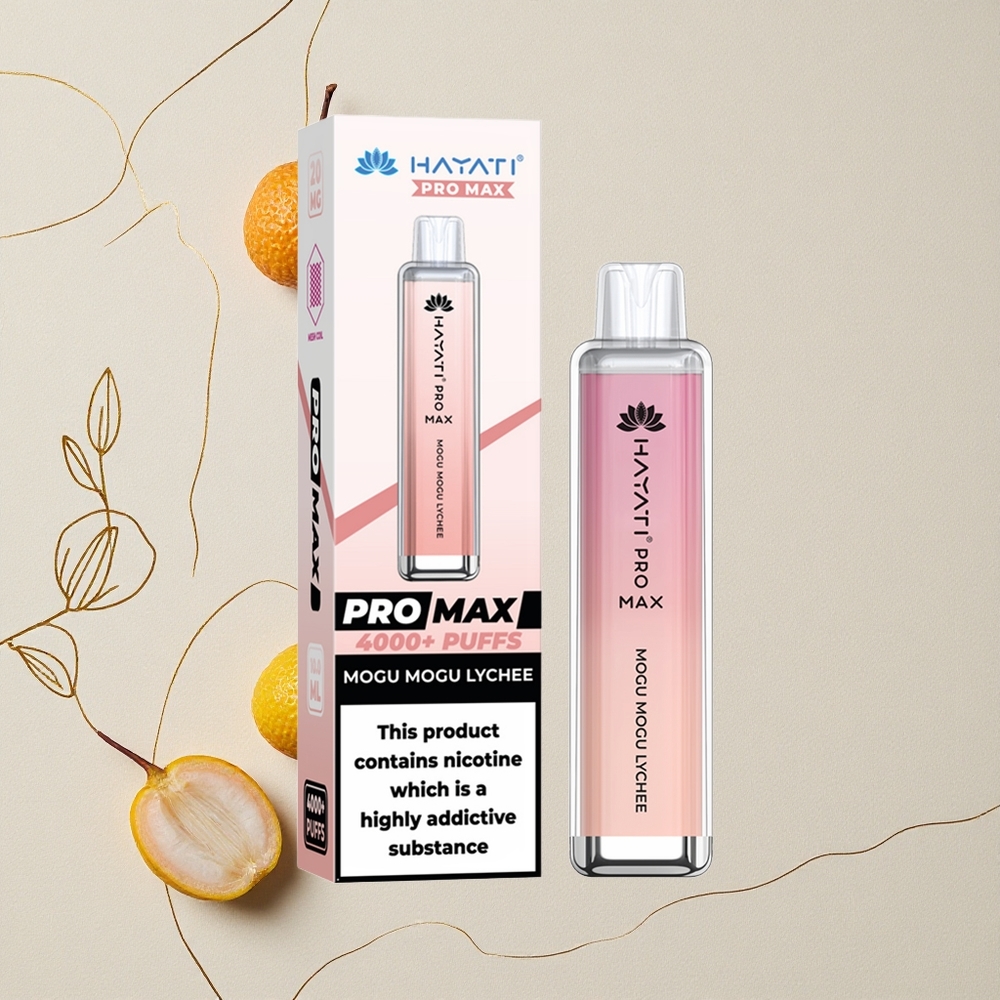 Litchi Hayati Pro Max 4000 Puffs Ricaricabile 1400mAh all'ingrosso Italia