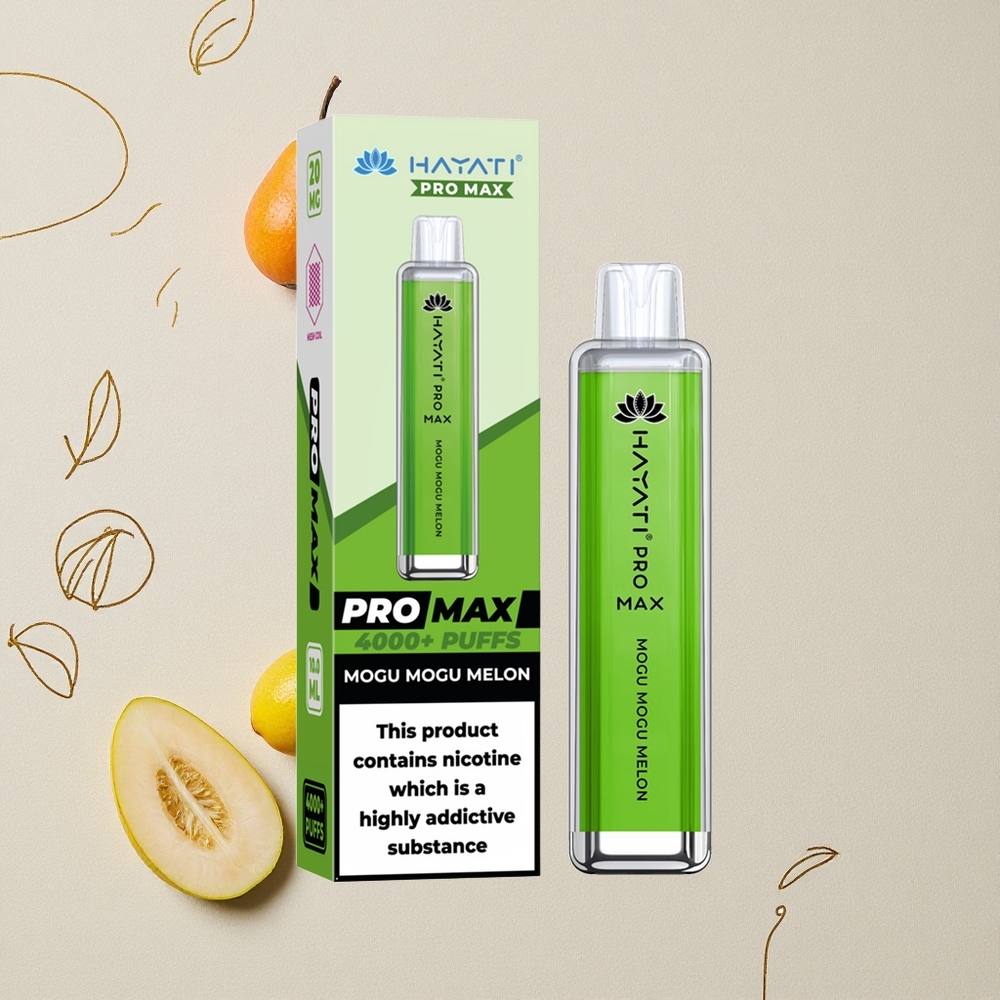 Melone Mogu Mogu Hayati Pro Max 4000 Puff Ricaricabile Batteria 1400mAh all'ingrosso Italia