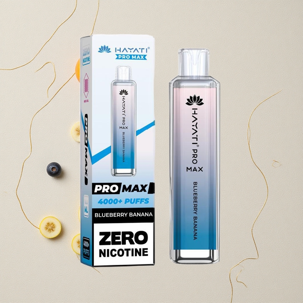 Mirtillo Banana Hayati Pro Max 4000 Puffs 2% 5% Forza Nicotina Batteria Ricaricabile all'ingrosso Italia