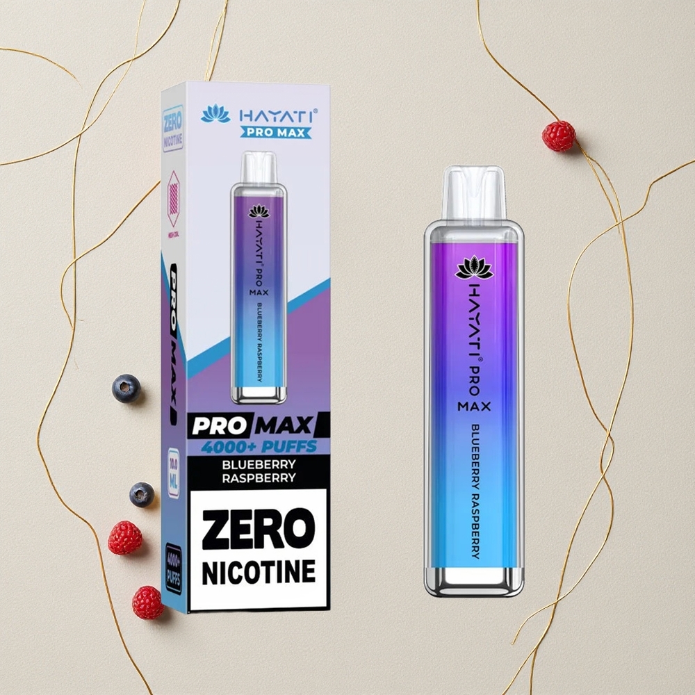 Mirtillo Lampone Hayati Pro Max 4000 Puffs 1400mAh batteria ricaricabile all'ingrosso Italia
