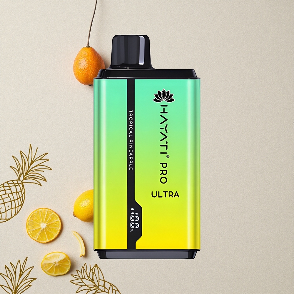 Ananas Tropicale Hayati Pro Ultra 15000 Puff 2 12ml Capacità E-Liquid all'ingrosso Italia
