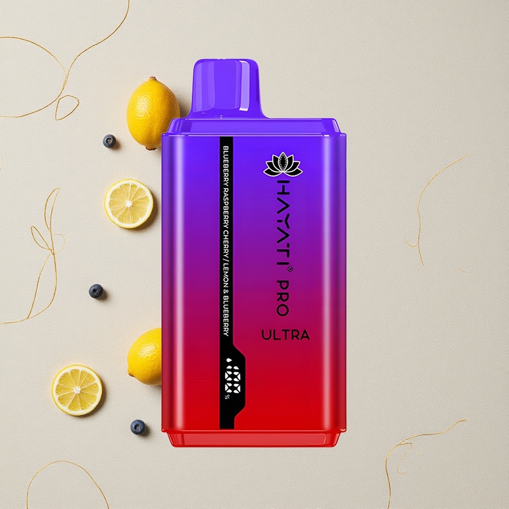 Mirtillo Lampogna Ciliegia Hayati Pro Ultra 15000 Puff Capacità E-Liquid 2 12ml all'ingrosso Italia