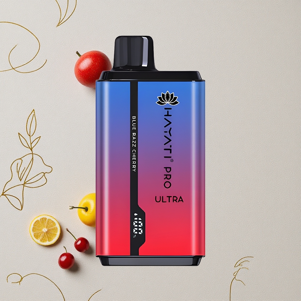 Mirtillo Lampone Hayati Pro Ultra 15000 Puffs Capacità E-Liquid 24ml all'ingrosso Italia
