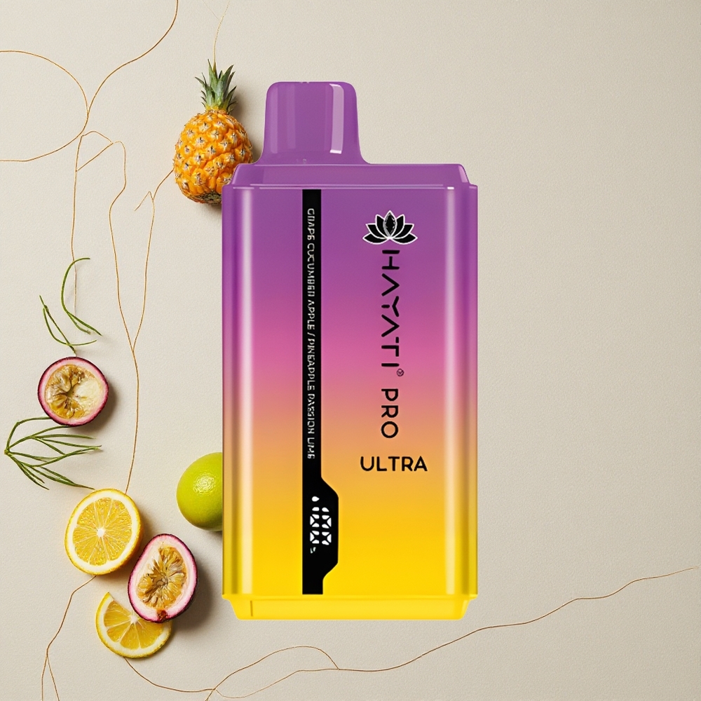 Uva Cetriolo Mela Hayati Pro Ultra 15000 Puff Capacità E-Liquido 2 12ml all'ingrosso Italia