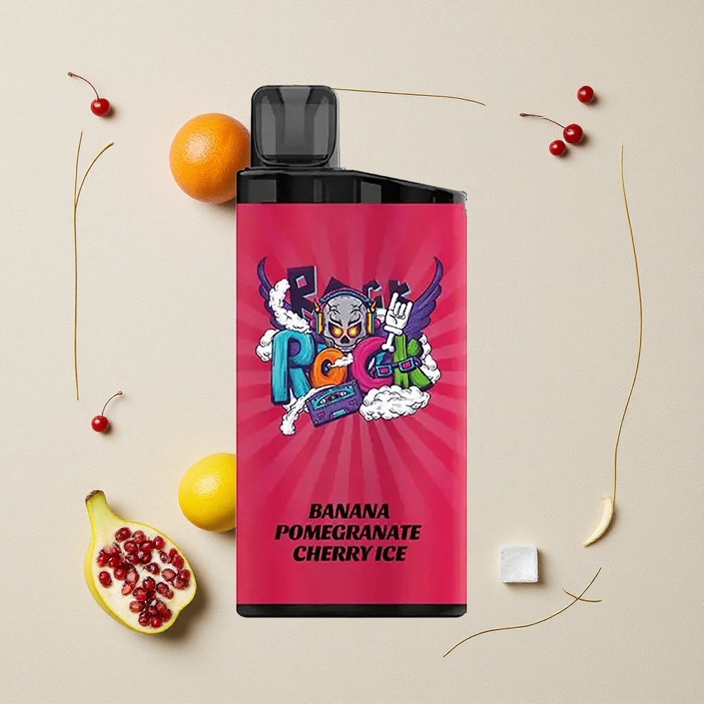 Banana Melagrana Ciliegia Ghiaccio IGET Bar 3500 Puffs Fino a 3500 Puffs Capacità della Batteria 1400 mAh all'ingrosso Italia