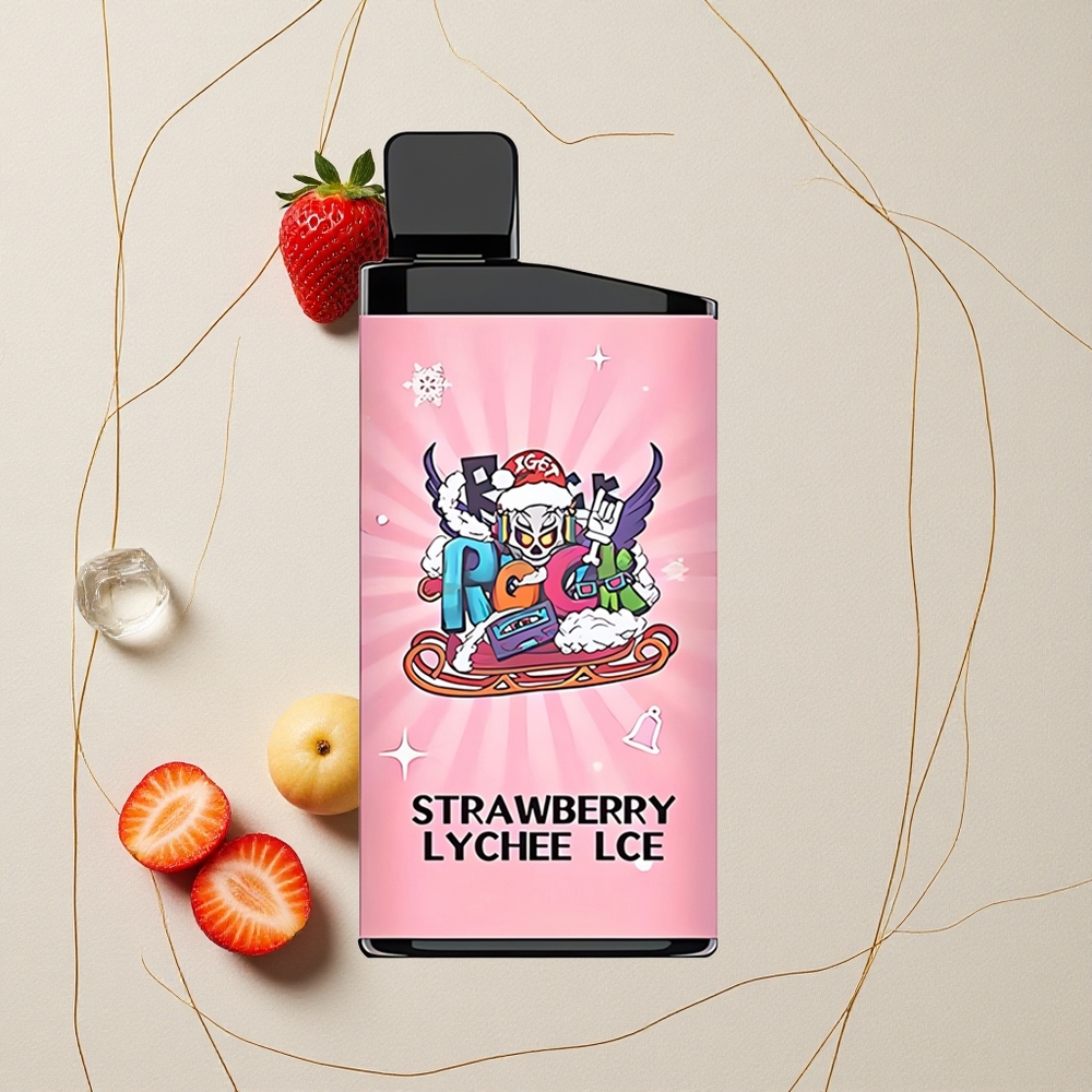Fragola Litchi Ghiaccio IGET Bar 3500 Puffs 1400 mAh all'ingrosso Italia