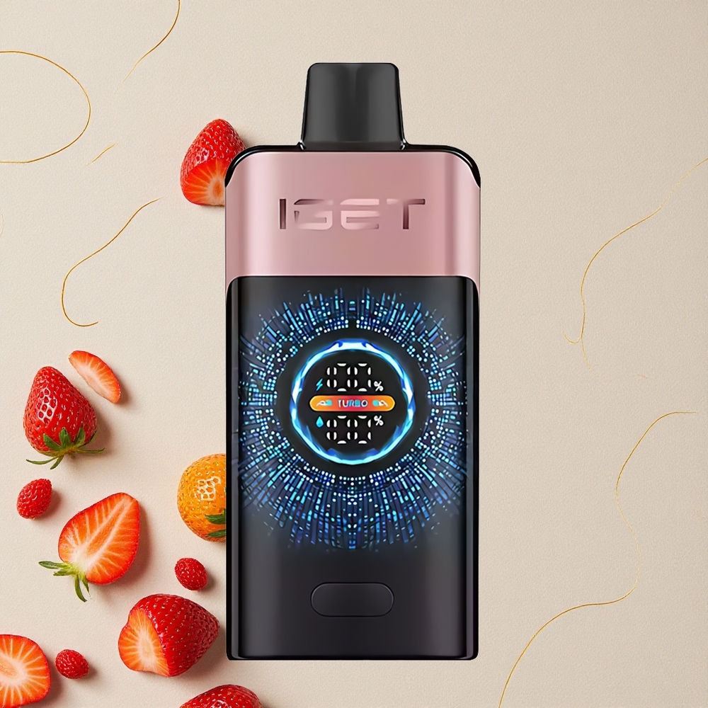 Fragola IGET ONE 12000 Puffs Modalità Regolare 12000 Puffs Batteria da 2700 mAh all'ingrosso Italia