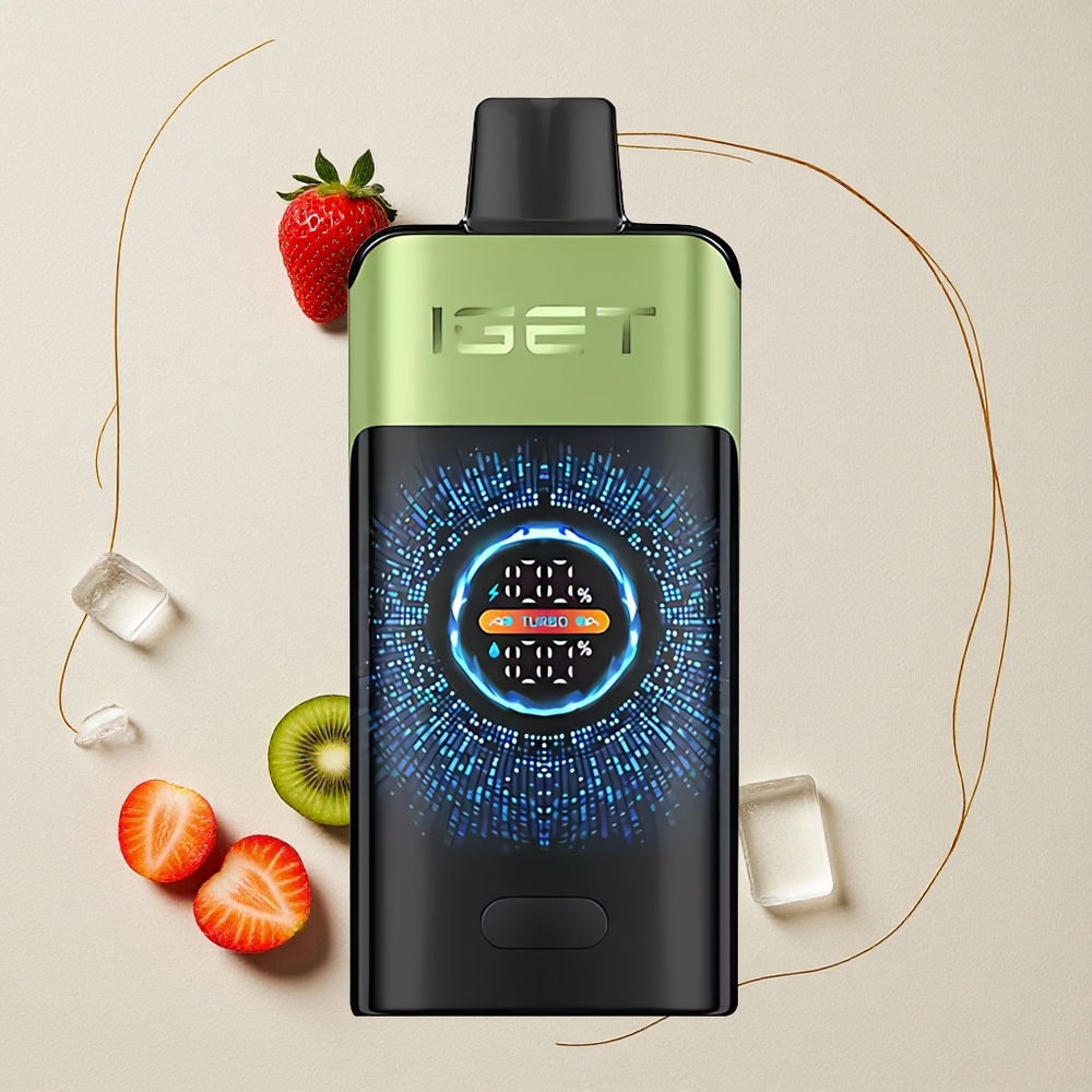 Fragola Kiwi Ghiaccio IGET ONE 12000 Puffs 2700 mAh Capacità della Batteria 0.6 ohm Dual Mesh Coil all'ingrosso Italia