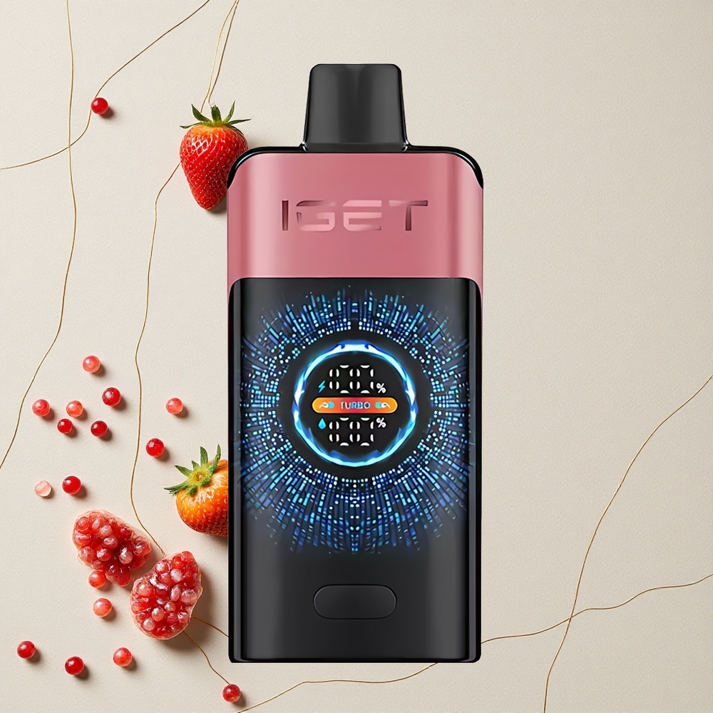 Fragola Melagrana Ghiaccio IGET ONE 12000 Puffs Modalità Regolare 12000 Puffs Batteria da 2700 mAh all'ingrosso Italia