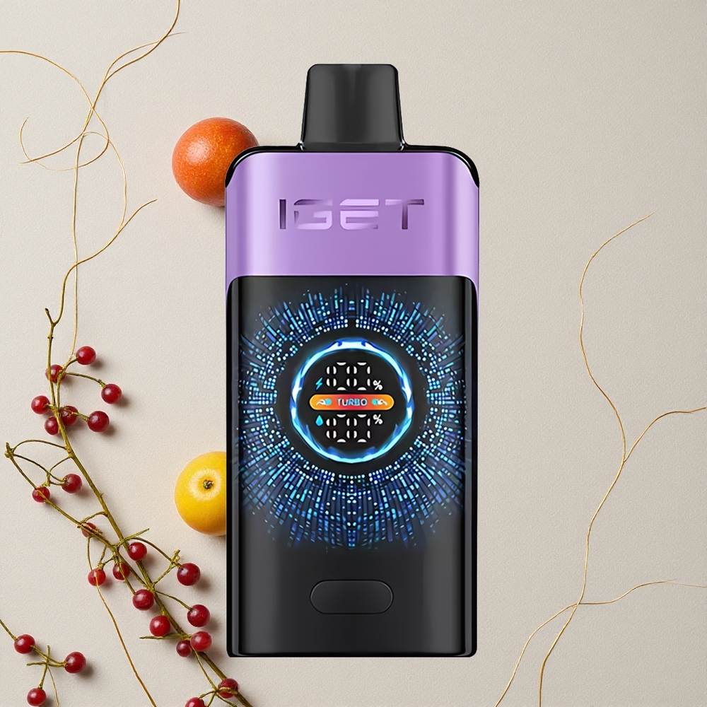Ghiaccio Uva IGET ONE 12000 Puff Schermo Curvo a Colori Grande Capacità della Batteria 2700 mAh all'ingrosso Italia