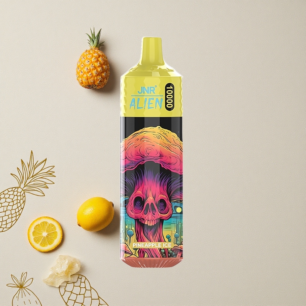 Ananas Ghiaccio JNR Alien 10000 Puff 850mAh Batteria 20ml E-liquid all'ingrosso Italia