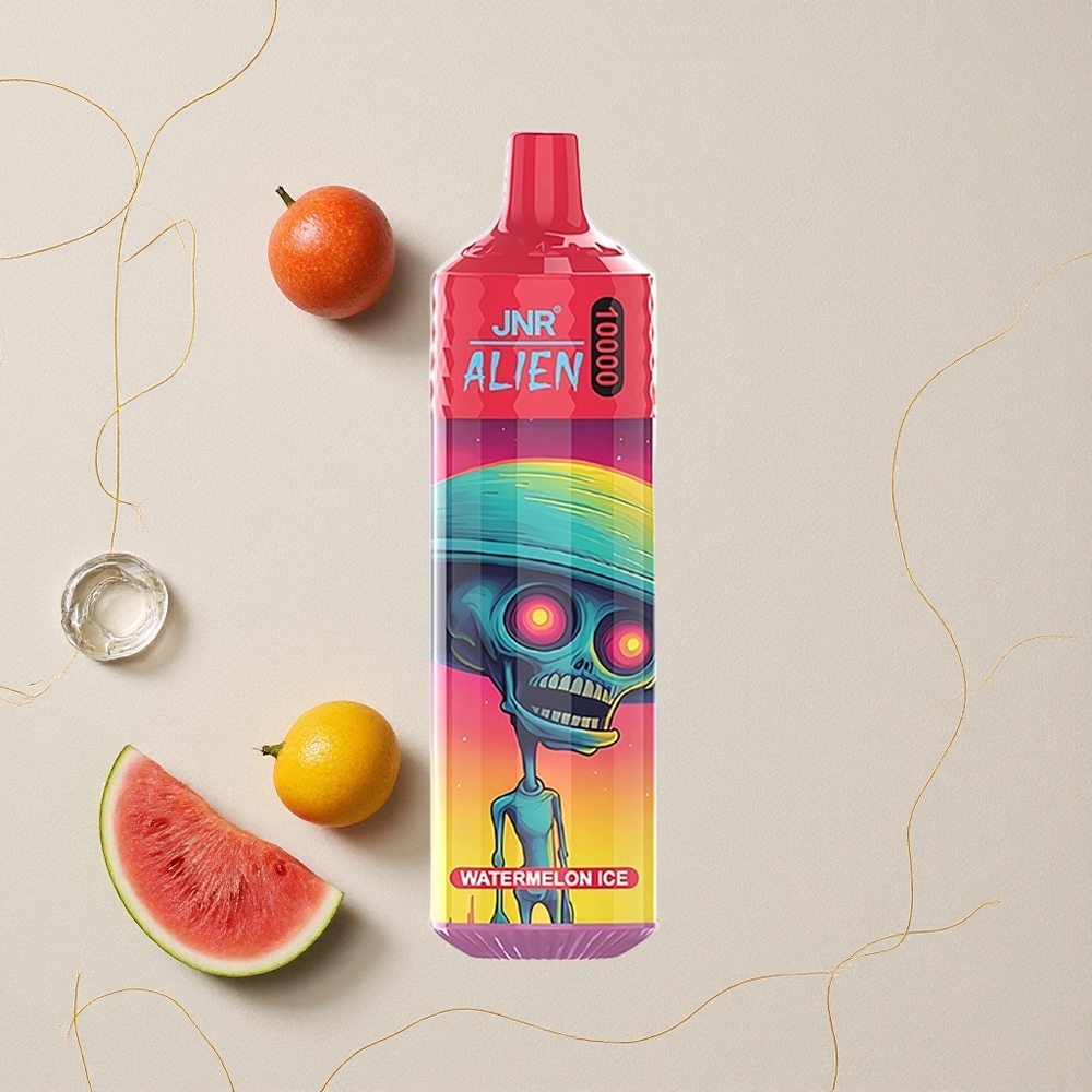 Anguria Ghiaccio JNR Alien 10000 Puffs 850mAh Batteria 20ml E-liquid all'ingrosso Italia