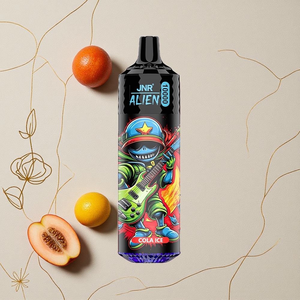 Cola Ghiaccio JNR Alien 10000 Puffs 850mAh Batteria 20ml E-liquid all'ingrosso Italia