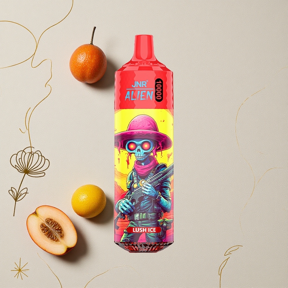 Ghiaccio Lussureggiante JNR Alien 10000 Puffs 850mAh Batteria 20ml E-liquid all'ingrosso Italia