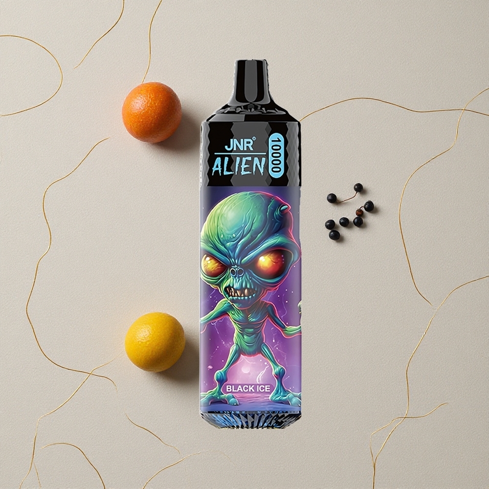 Ghiaccio Nero JNR Alien 10000 Puff 850mAh Capacità della Batteria 20ml E-liquid all'ingrosso Italia