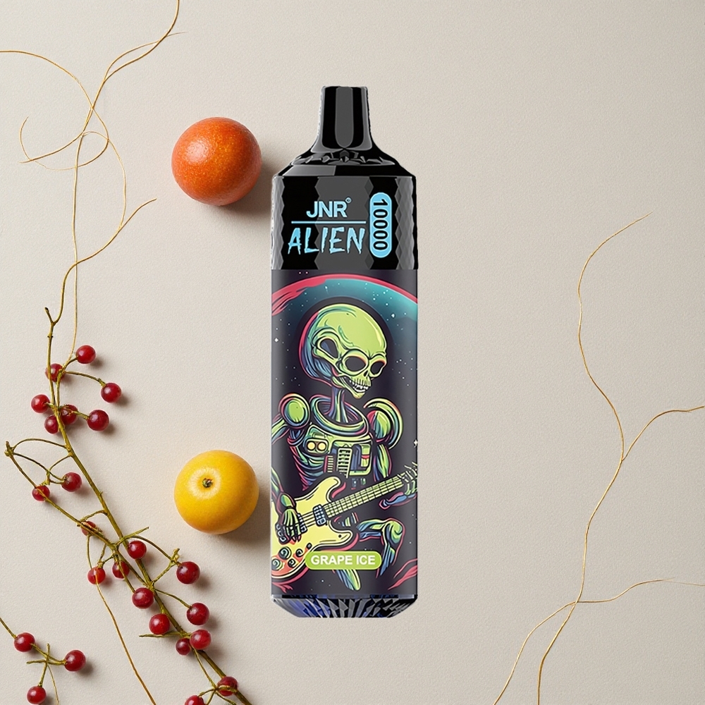 Ghiaccio Uva JNR Alien 10000 Puffs 850mAh Batteria 20ml E-liquid all'ingrosso Italia