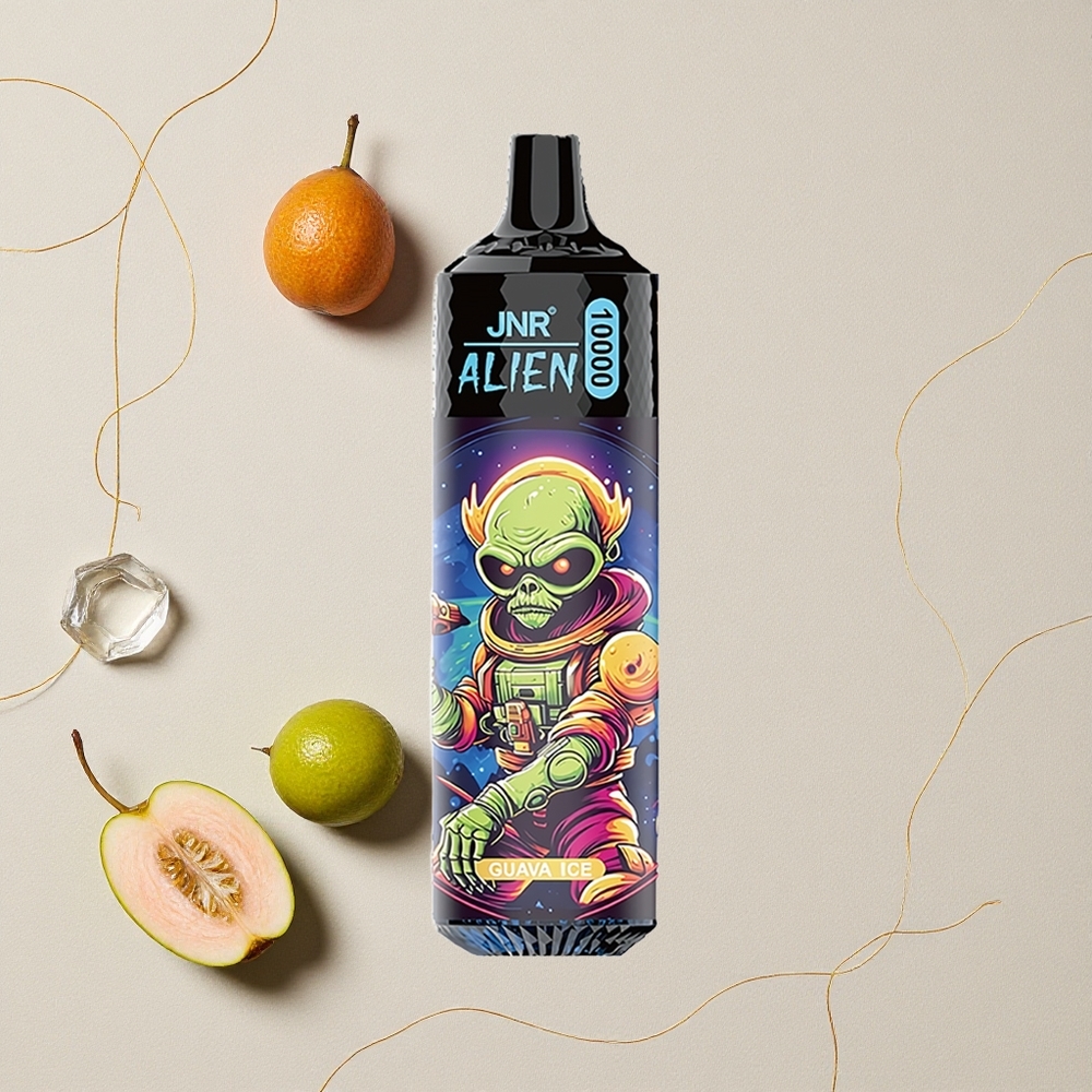 Guava Ghiaccio JNR Alien 10000 Puffs 850mAh Capacità della Batteria 20ml E-liquid all'ingrosso Italia
