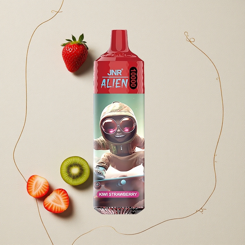 Kiwi Fragola JNR Alien 10000 Puffs 850mAh Batteria 20ml E-liquid all'ingrosso Italia