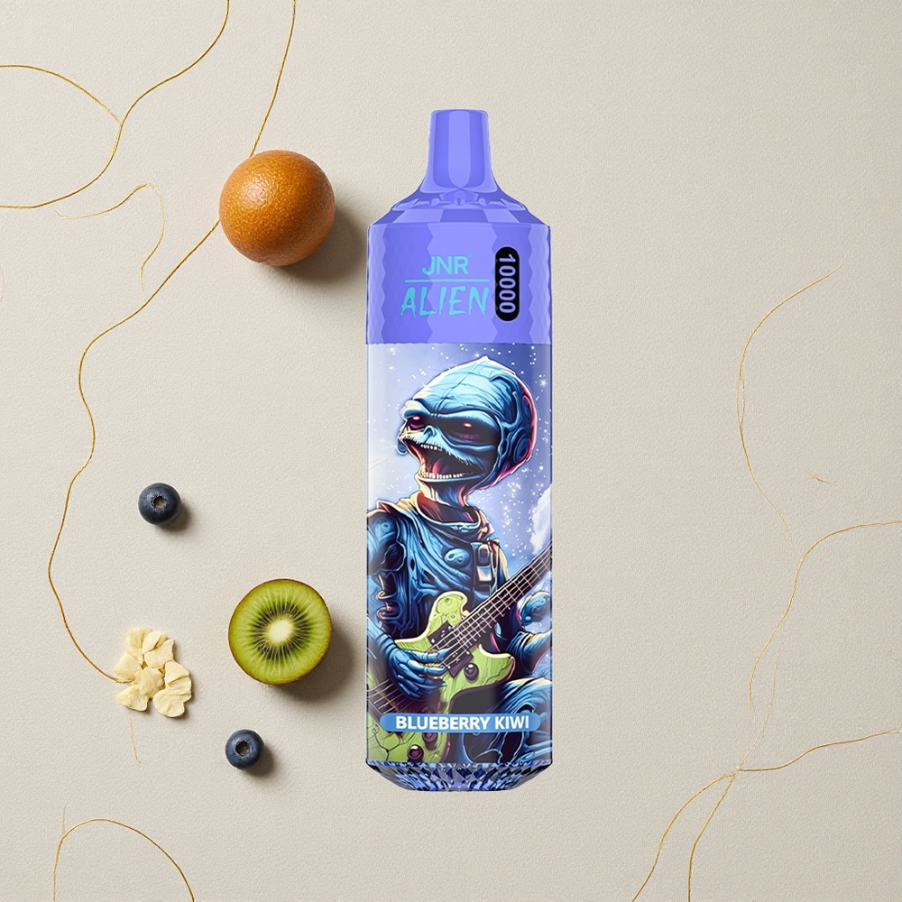 Mirtillo Kiwi JNR Alien 10000 Puffs 850mAh Batteria 20ml E-liquid all'ingrosso Italia