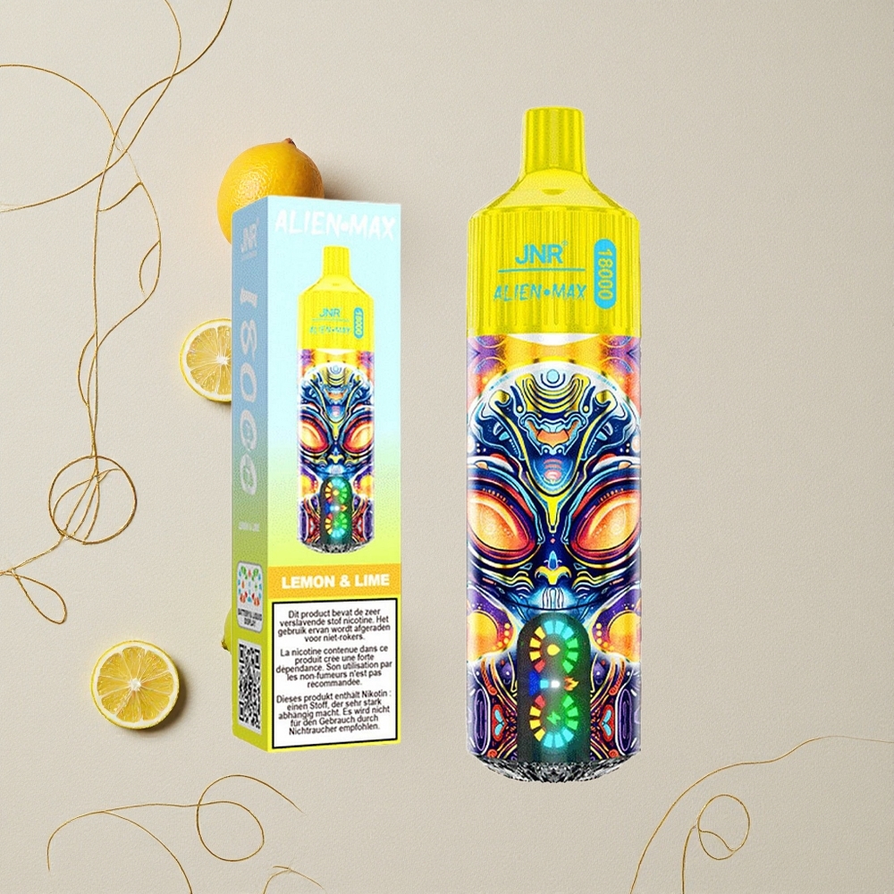 Limonata & Lime JNR Alien Max 18000 Puffs Dual Mesh Coil 28ml E-liquid all'ingrosso Italia