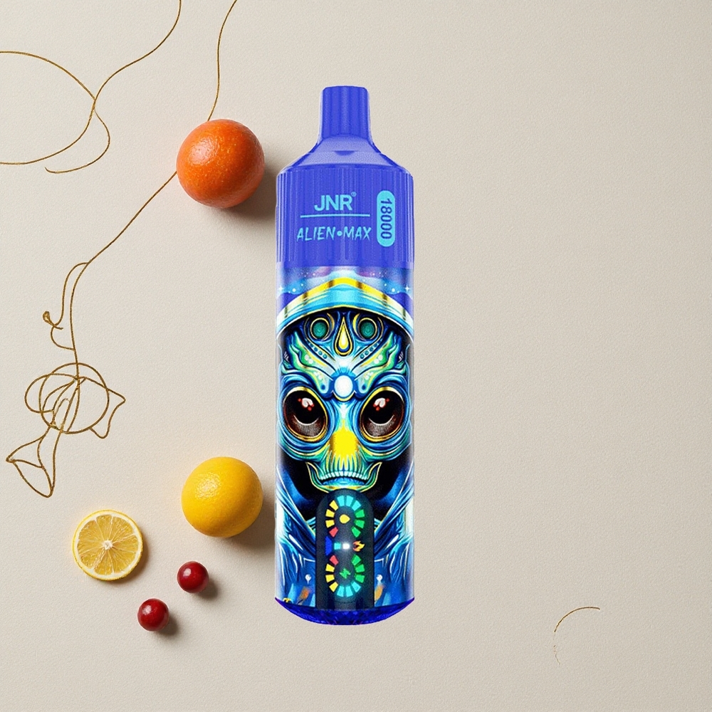 Misto di Bacche JNR Alien Max 18000 Puffs Dual Mesh Coil & Dual Core 28ml E-liquid all'ingrosso Italia