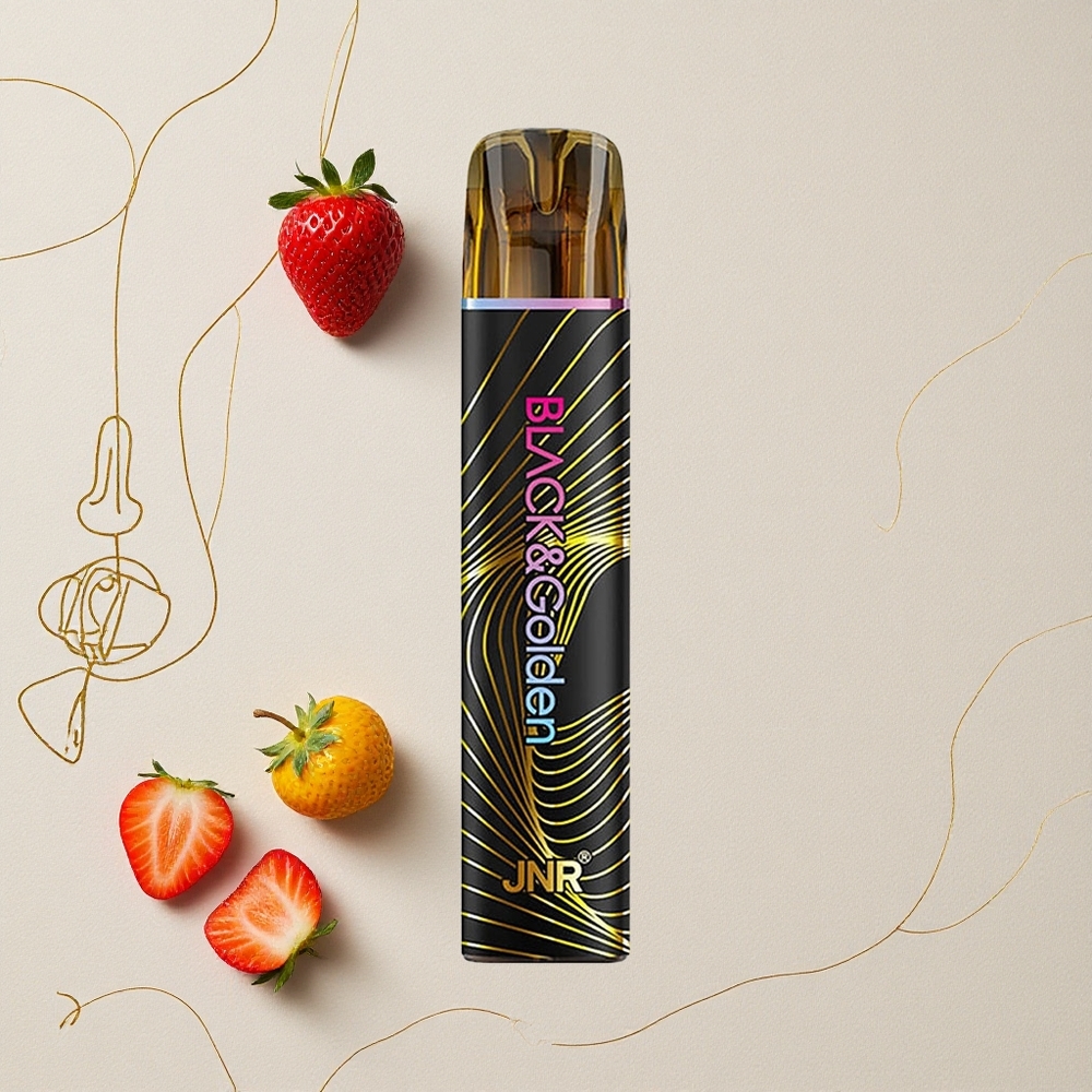Fragola Ghiaccio JNR Black&Golden 800 Puff Capacità della Batteria 550mAh all'ingrosso Italia