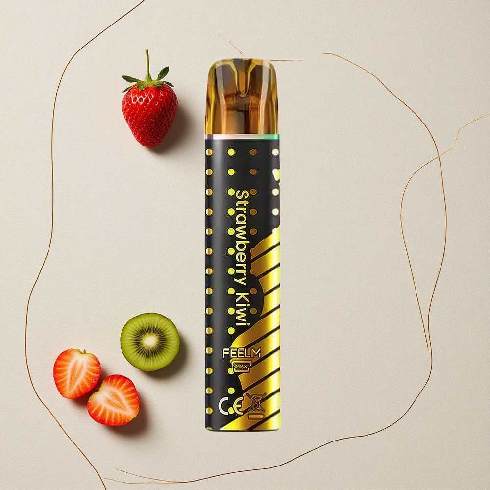 Fragola Kiwi JNR Black&Golden 800 Puff Capacità della Batteria 550mAh all'ingrosso Italia