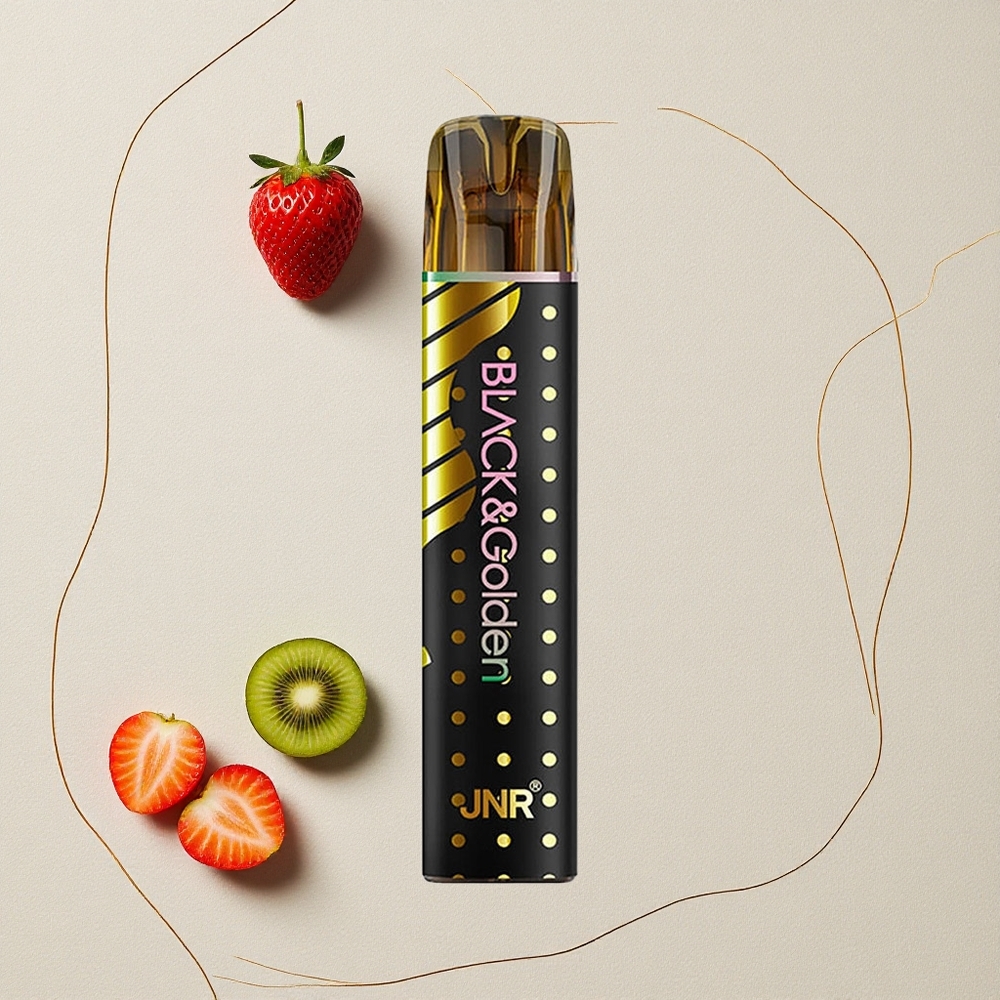 Fragola Kiwi JNR Black&Golden 800 Puff Capacità della Batteria 550mAh all'ingrosso Italia