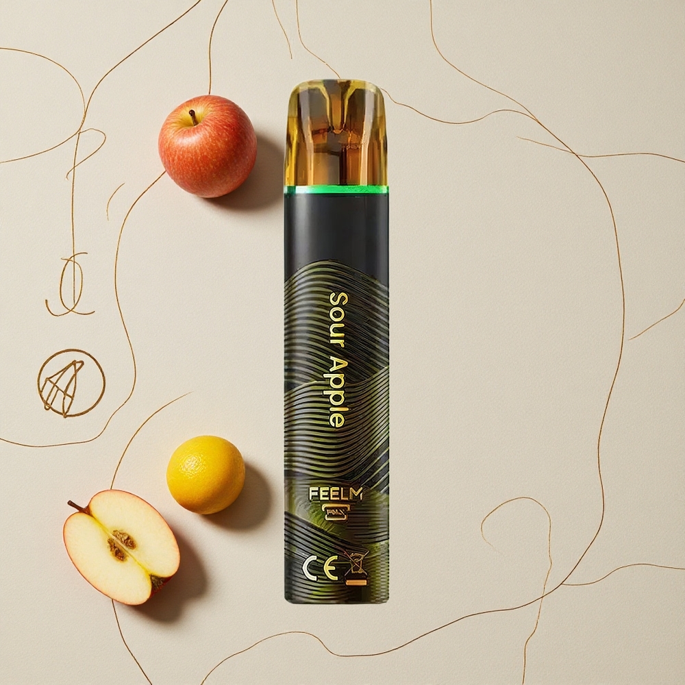 Mela Verde JNR Black&Golden 800 Puffs Capacità della Batteria 550mAh all'ingrosso Italia