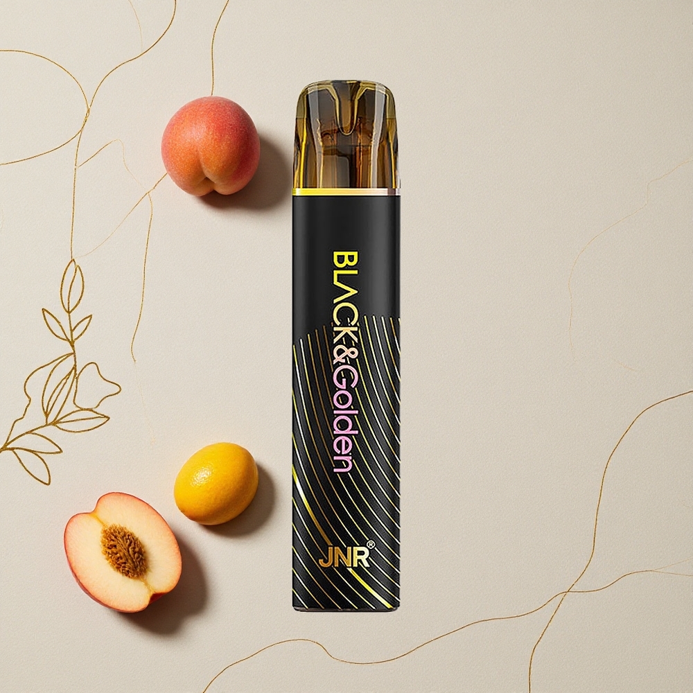 Pesca Mango JNR Black&Golden 800 Puff 550mAh Capacità della Batteria all'ingrosso Italia