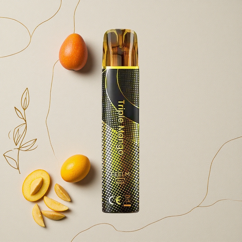 Triplo Mango JNR Black&Golden 800 Puff 550mAh Capacità della Batteria all'ingrosso Italia