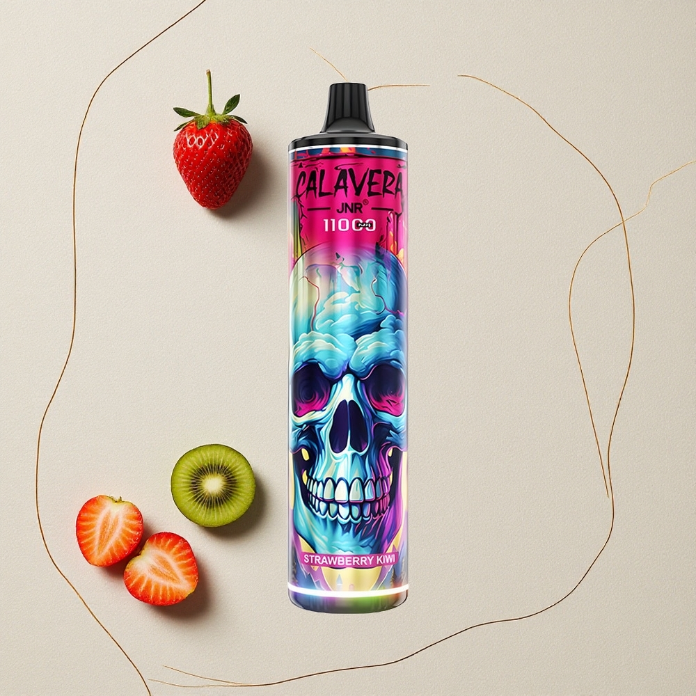 Fragola Kiwi JNR Calavera 11000 Puff Porta di Ricarica Tipo-C Capacità della Batteria 850 mAh all'ingrosso Italia
