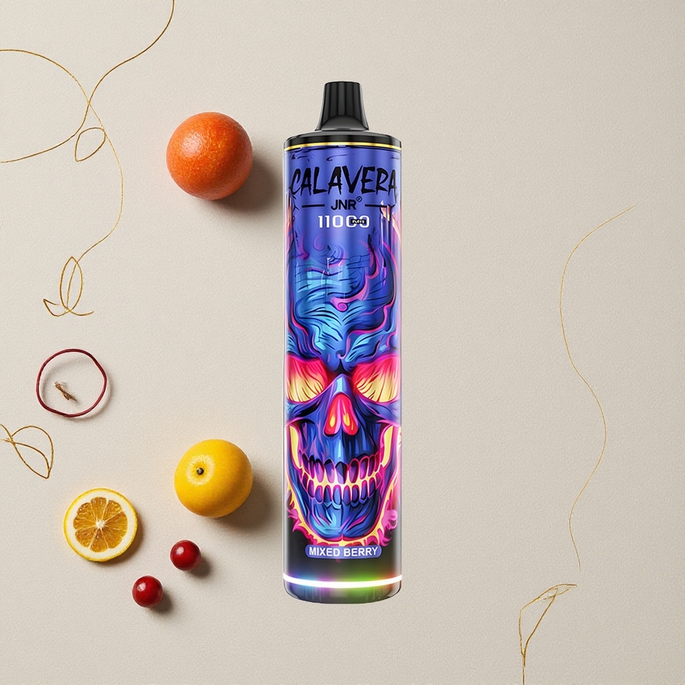 Misto di Bacche JNR Calavera 11000 Puff Porta di Ricarica Type-C 21ml Capacità di E-Liquido all'ingrosso Italia