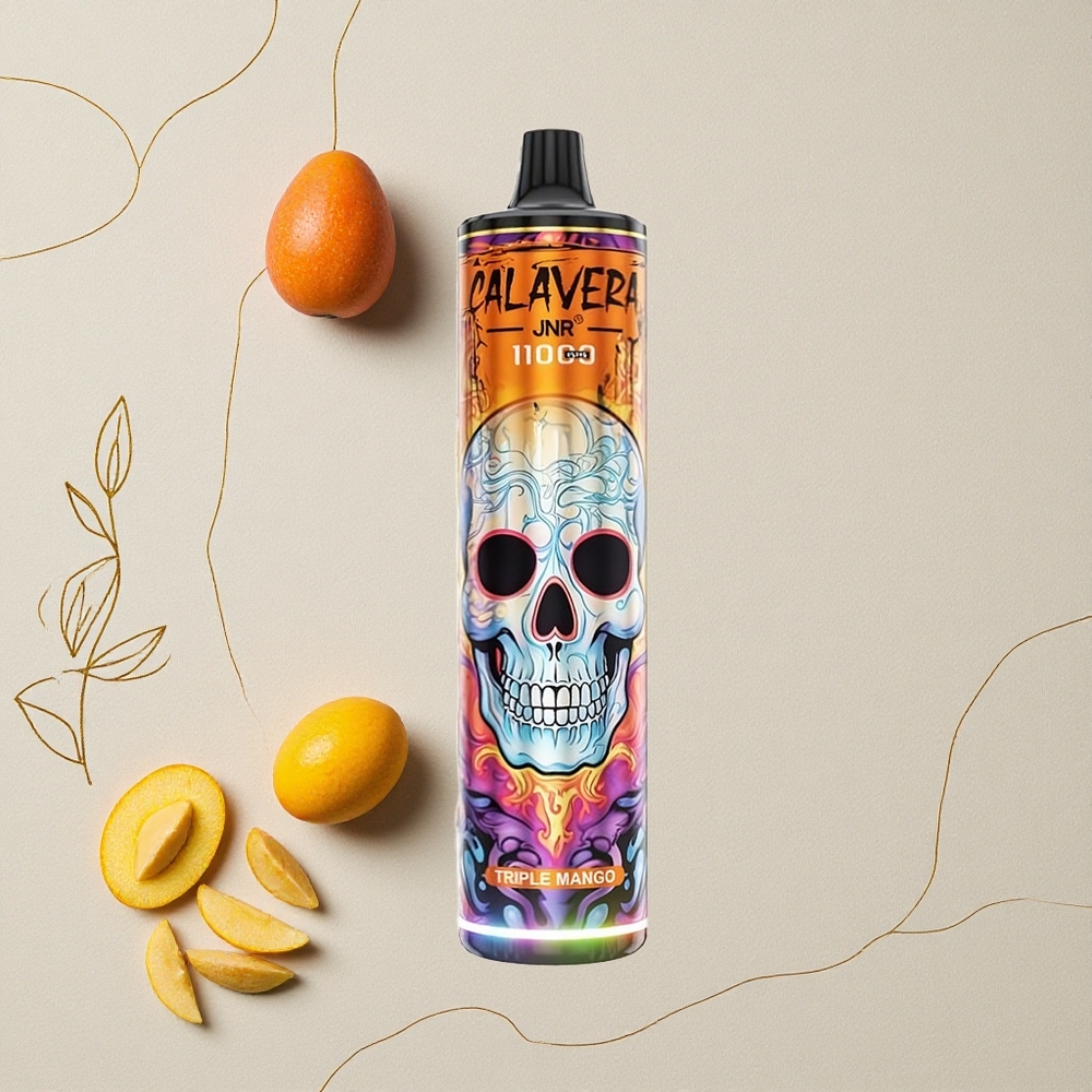 Triplo Mango JNR Calavera 11000 Puffs Porta di Ricarica Tipo-C Capacità della Batteria 850 mAh all'ingrosso Italia