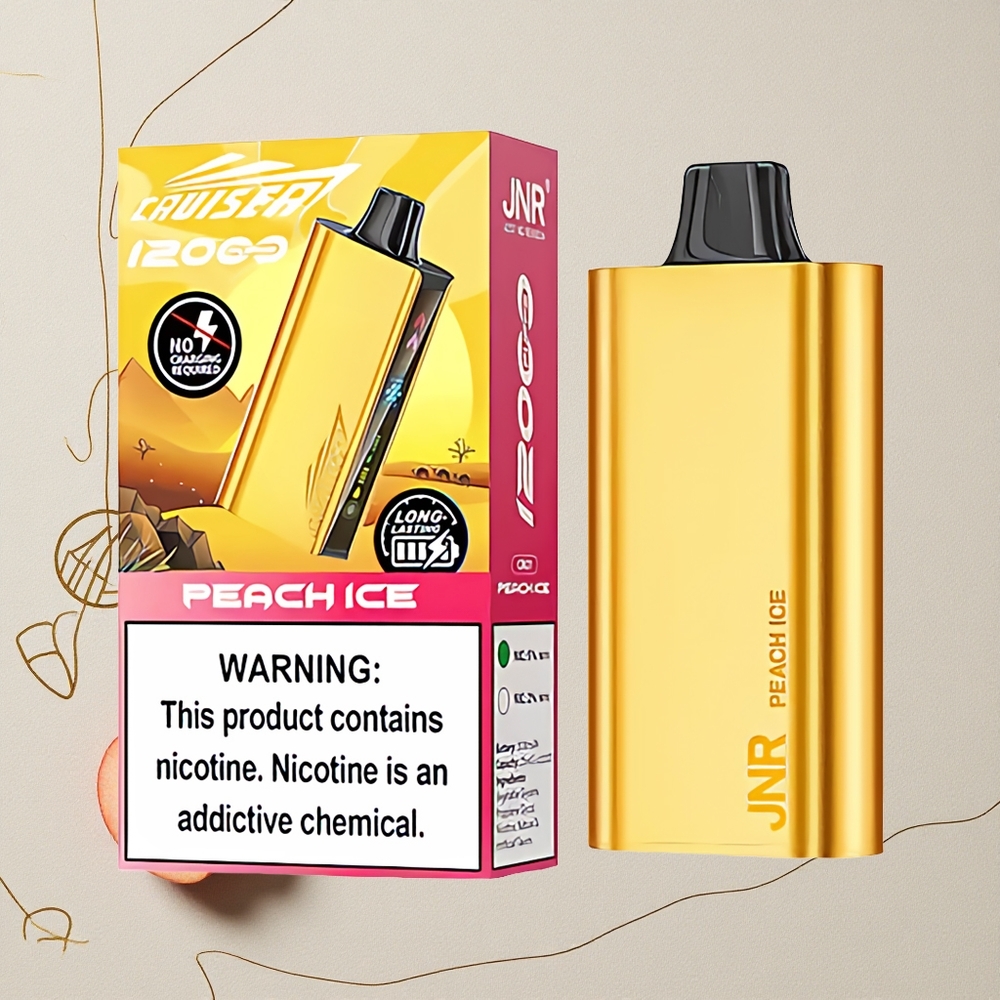 Pesca Ghiaccio JNR Cruiser 12000 Puff Sigaretta Elettronica Monouso Senza Ricarica 25ml E-liquid all'ingrosso Italia