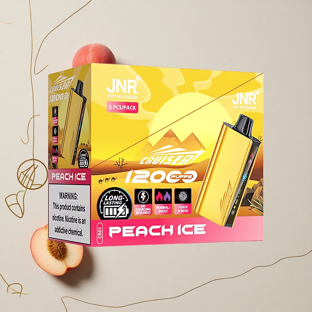Pesca Ghiaccio JNR Cruiser 12000 Puff Sigaretta Elettronica Monouso Senza Ricarica 25ml E-liquid all'ingrosso Italia