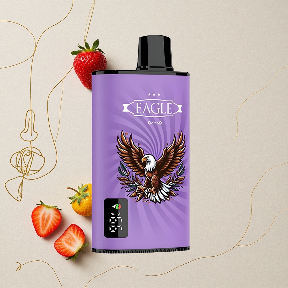 Fragola Ghiaccio JNR EAGLE Smart 23000 Puffs Schermo Digitale Capacità della Batteria 750mAh all'ingrosso Italia
