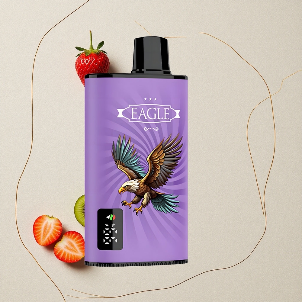 Fragola Kiwi JNR EAGLE Smart 23000 Puffs Schermo Digitale Batteria da 750mAh all'ingrosso Italia