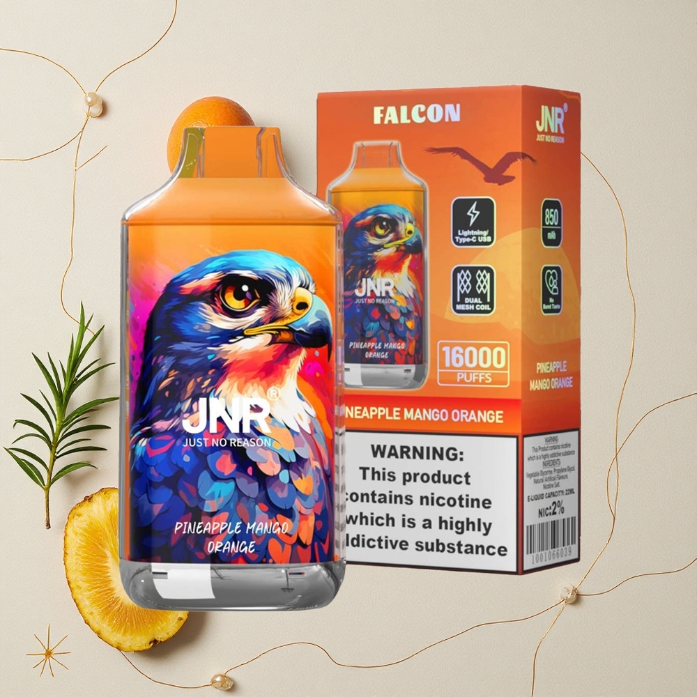 Ananas Mango Arancia JNR Falcon 16000 Puff 850 mAh all'ingrosso Italia