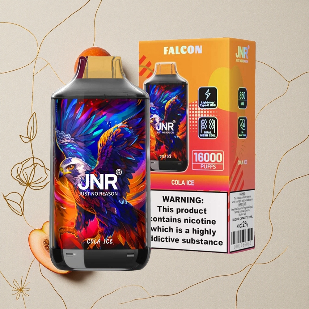 Ghiaccio Cola JNR Falcon 16000 Puffs 850 mAh all'ingrosso Italia