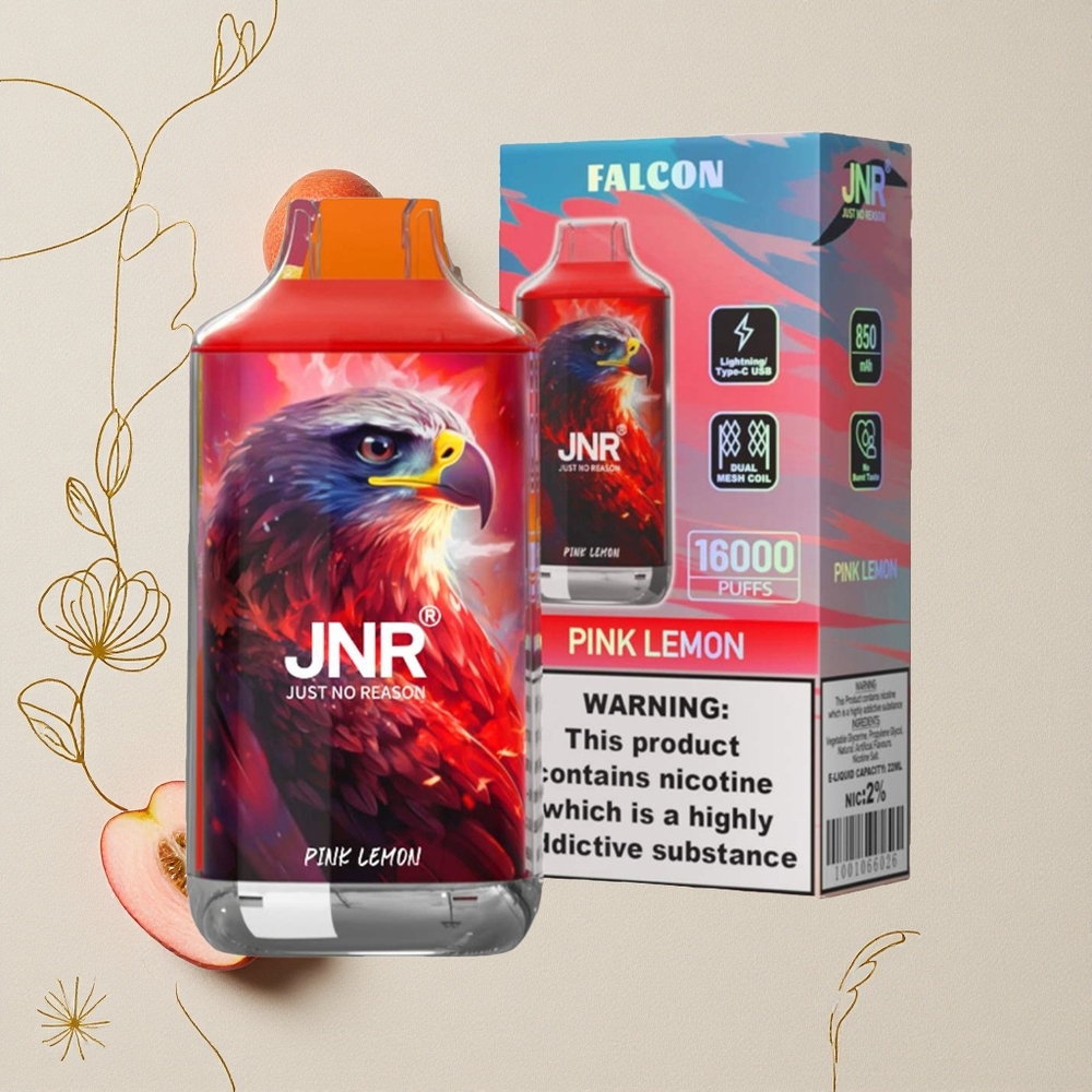 Limone Rosa JNR Falcon 16000 Puff 22ml Capacità E-Liquido all'ingrosso Italia