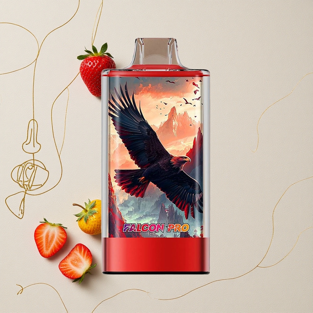 Fragola Ghiaccio JNR Falcon Pro 28000 Disposable Vape 30ml Capacità Pre-Riempita 950mAh Capacità della Batteria all'ingrosso Italia