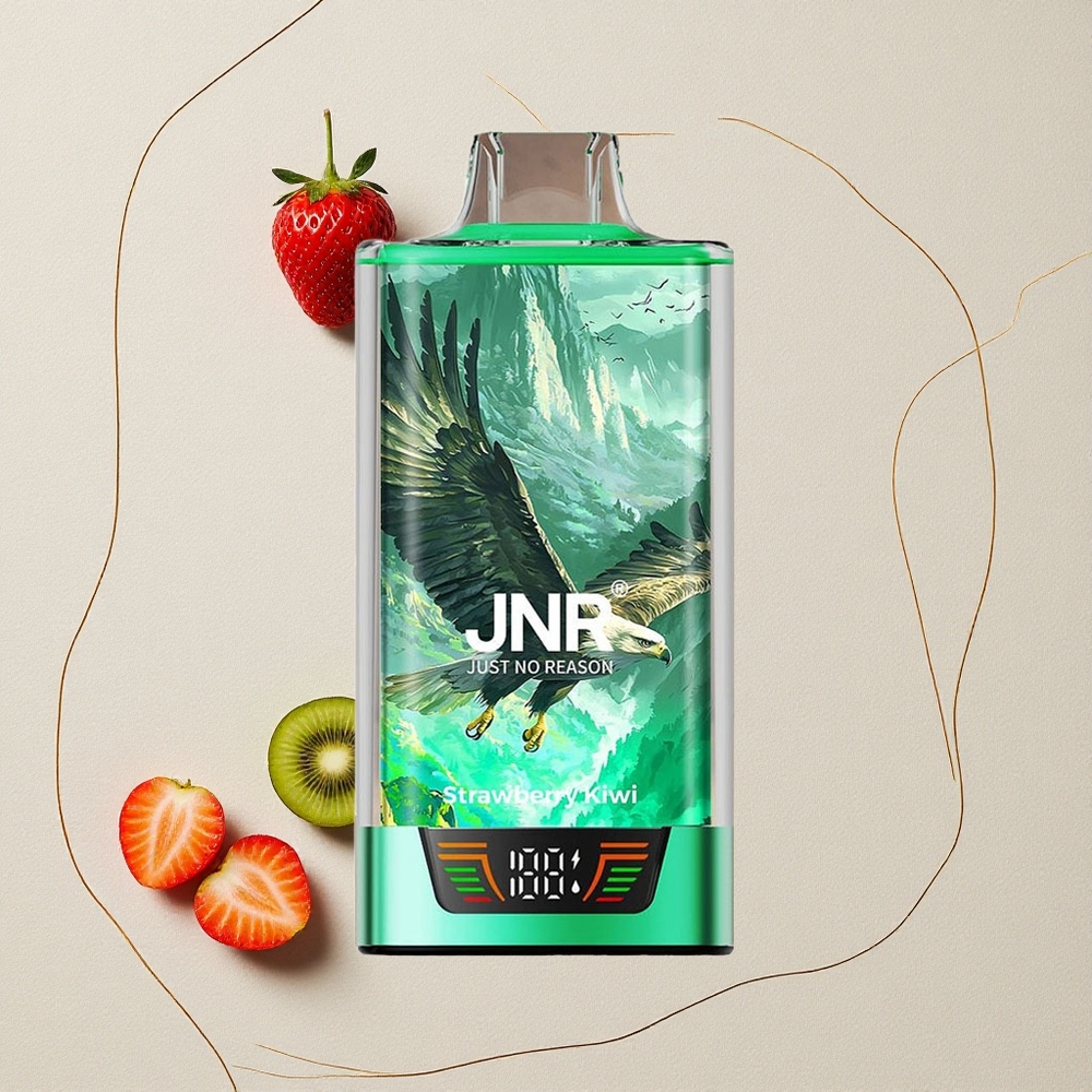 Fragola Kiwi JNR Falcon Pro 28000 30ml Capacità Pre-Riempita 5% Forza Nicotina all'ingrosso Italia